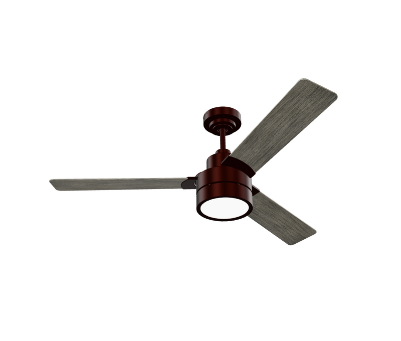 Ventilador de diseño | Ventilador de Techo Jovie 52" LED  Nogal Reversible 3JVR52MBKD