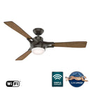Hunter Ventilador de Techo Signal con Luz y WI FI 54 pulgadas