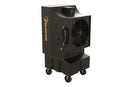 Enfriador evaporativo perfecto para talleres, cocheras y estudios de hasta 1,200 pies2 (110 m2). Control de velocidad variable. Diámetro del ventilador de 18 pulgadas (46 cm). Medios de enfriamiento de 8 pulgadas (20 cm)- Depósito de agua de 16 galones (73 lt). Garantía de 3 años