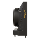 Enfriador evaporativo ideal para almacenes, bahías de servicio y estadios de hasta 6,500 pies2 (600 m2). Control de velocidad variable. Diámetro del ventilador de 50 pulgadas. Medios de enfriamiento de 8 pulgadas (20 cm). Depósito de agua de 64 galones. Panel de control LED integrado con sensor de ocupación.