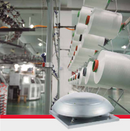 HAB Extractor axial de techo: Estructurado en tres tamaños y diferentes ángulos de ataque, con sistema de acoplamiento directo hélice-motor. Su construcción le garantiza una excelente protección contra la corrosión y daños a condiciones de intemperie en los que son utilizados. Equipo fabricado en lámina galvanizada. 