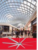 Ventilador de techo, indicado para mover gran volumen de aire a baja velocidad, con una operación silenciosa y suave. Motor de corriente directa, con convertidor electrónico de corriente alterna, que brinda una reducción del 80% del consumo energético con un motor CA. Elaborado en acero, con 8 álabes de aluminio.