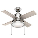 Hunter Ventilador de Techo Loki con Luz 36 Pulgadas