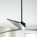 El ventilador de techo Adler de 60 ”con tres aspas inclinadas talladas de forma única, tiene una estética ultramoderna. Disponible en cinco acabados. El motor de CC proporciona un potente flujo de aire. Viene con un control remoto de mano con seis velocidades.