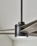 El diseño único del ventilador de techo Armstrong, con 6 aspas que se encuentran en tres puntos diferentes. El estilo de este ventilador es contemporáneo. Armstrong tiene clasificación de humedad, motor de CC de bajo consumo e incluye un control remoto de mano con funcionalidad de 6 velocidades y marcha atrás.