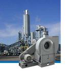 Ventilador centrífugo con accionamiento por poleas y correas, y simple aspiración. Fabricados en chapa de acero protegida contra la corrosión mediante tratamiento por cataforesis + pintura poliuretana. Temperaturas del aire a transportar: -20ºC/+60ºC en continuo. 