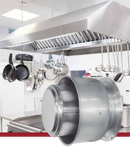 CRW Extractores centrífugos de pared: Su diseño aerodinámico, les permite guiar el aire dentro de la estructura del ventilador, sin turbulencia. Su construcción en aluminio rechazado, brinda una apariencia estética, peso ligero y otorga una resistencia contra agentes corrosivos del medio ambiente.