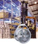 Serie de equipos tuboaxiales para colocación en techo, compuesta por 4 opciones de tamaños: 400, 500, 630 y 800 mm. Termoplástico reforzado con fibra de vidrio que le confiere alta resistencia. Equipos de direccionamiento de aire, con gran alcance, destinados al enfriamiento de maquinaria o al confort. 