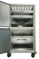 La unidad móvil de filtración de aire es portátil. Purifica el aire circundante de un recinto, mejorando así la calidad y pureza del ambiente, evitando resiliencia y propagación de virus, bacterias y microorganismos que son perjudiciales para las personas que interactúan dentro de cualquier área confinada.