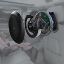 ATEM Purificador de aire personal limpia hasta el 99% del aire con su filtro HyperHEPA, filtrando partículas de hasta 0.003 micras (más pequeñas y dañinas) Filtración portátil, compacta y ligera con versión para auto disponible. App disponible para controlar todas las funcionas. 