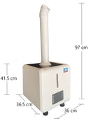 Humidificador Nebulizador Ultrasónico mod. HULTRACUBO3L-1