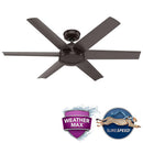 Hunter Ventilador de Techo Jetty Exterior 52 Pulgadas