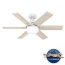 Hunter Ventilador de Techo Pacer con Luz 44 pulgadas